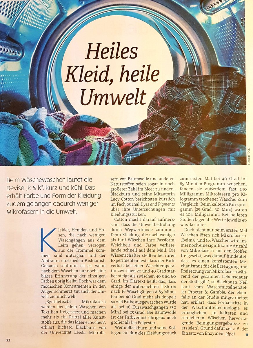 Heute #TirolerTageszeitung:
"Kurze und kühle" Waschprogramme schonen Textil &amp; Umwelt. 
Gilt auch beim professionellen #Wäschewaschen. Mit dem #holluQUID Flüssigwaschsystem waschen wir bereits ab 40°C ausgezeichnet mit dem EU-Ecolabel. Textilien, Budget und Umwelt zuliebe

#hollu