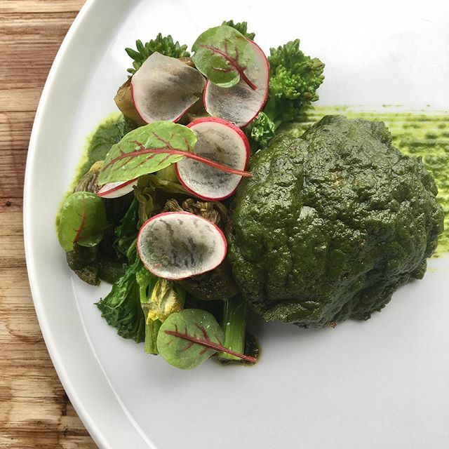 白子のムニエル わさび菜のソース
#kiln#四条#木屋町#レストラン#薪焼き