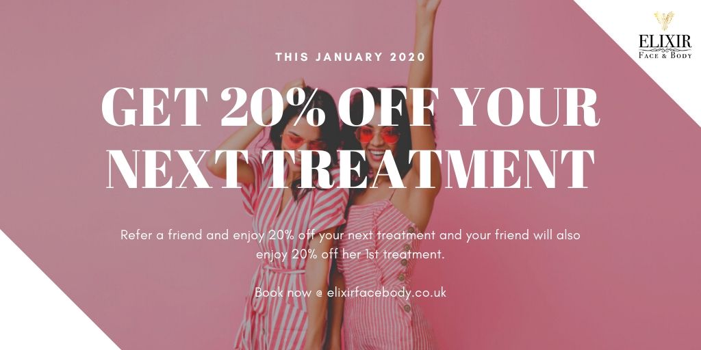 Elixir Face & Body (@elixirfacebody) on Twitter photo Amazing January Deal! Refer a Friend and Get 20% Off on your next Beauty Treatments! <a href="/kimberleyshair/">kimberleyshairstudio</a>
Book Now! Visit bit.ly/2YSIDFt
#JanuaryPromo #BeautifulBrows #Treatment #Promos #Eyelashes #BeautifulLashes #EyelashExtensions #BestBeautyTreatment Amazing January Deal! Refer a Friend and Get 20% Off on your next Beauty Treatments! <a href="/kimberleyshair/">kimberleyshairstudio</a>
Book Now! Visit bit.ly/2YSIDFt
#JanuaryPromo #BeautifulBrows #Treatment #Promos #Eyelashes #BeautifulLashes #EyelashExtensions #BestBeautyTreatment