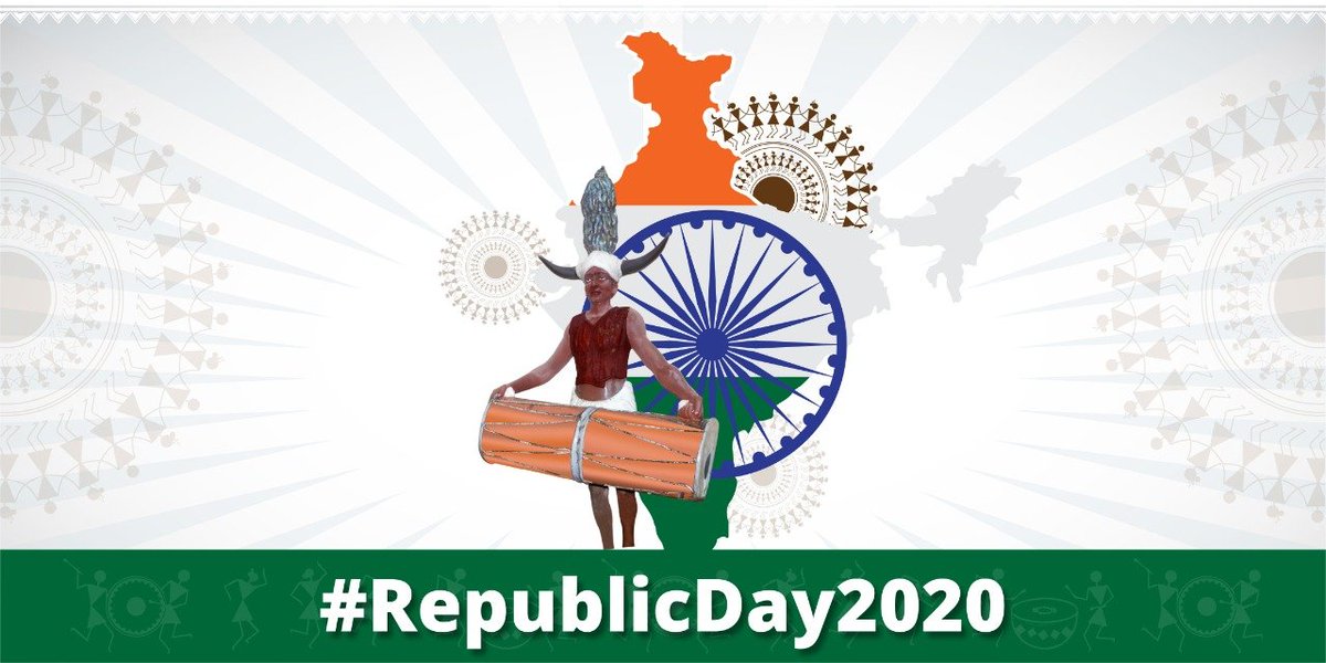 TCMPune's tweet photo. Republic Day celebrates the identification of #India as an independent republic.On the occasion of the 71st #RepublicDay let's treasure the vibrant diversity of #tribes that share our national pride.
#RepublicDay2020 https://t.co/I0sqS1MFgs