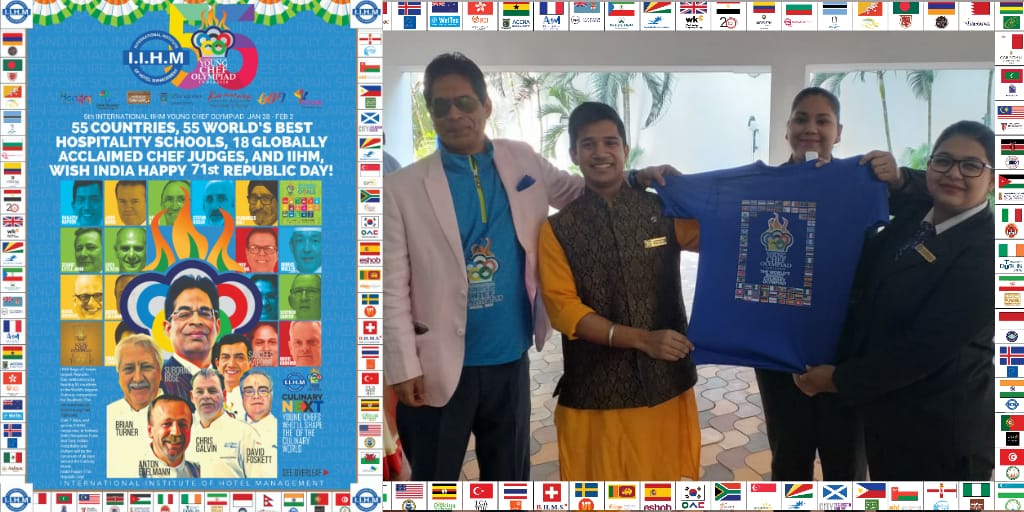 Dr. Bose launching the #YCO2020 Tshirt along with students at IIHM Kolkata @IIHMHOTELSCHOOL #Sustainability #IIHMRocks #IIHM #HospitalityRocks @subornobose @d_foskett @ycolympiad @DirectorIIHM @shaunkenworthy @IHC_Hospitality @KolkataScene