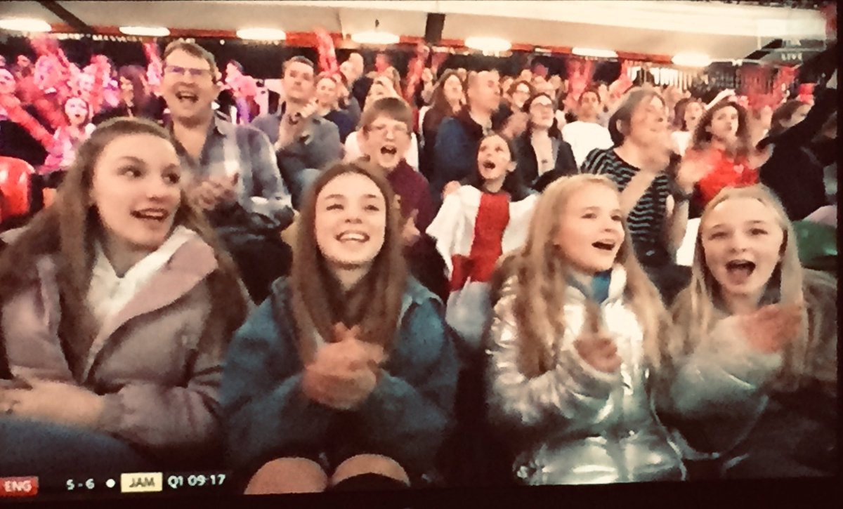 NetCats200's tweet image. NetCats out in force supporting England v Jamaica at the CopperBox yesterday... We see you, girls!

Two more matches today, both free to watch on SkySports Mix:

❤️England v South Africa 2.15pm
🖤New Zealand v Jamaica 4.45pm

#NetCats