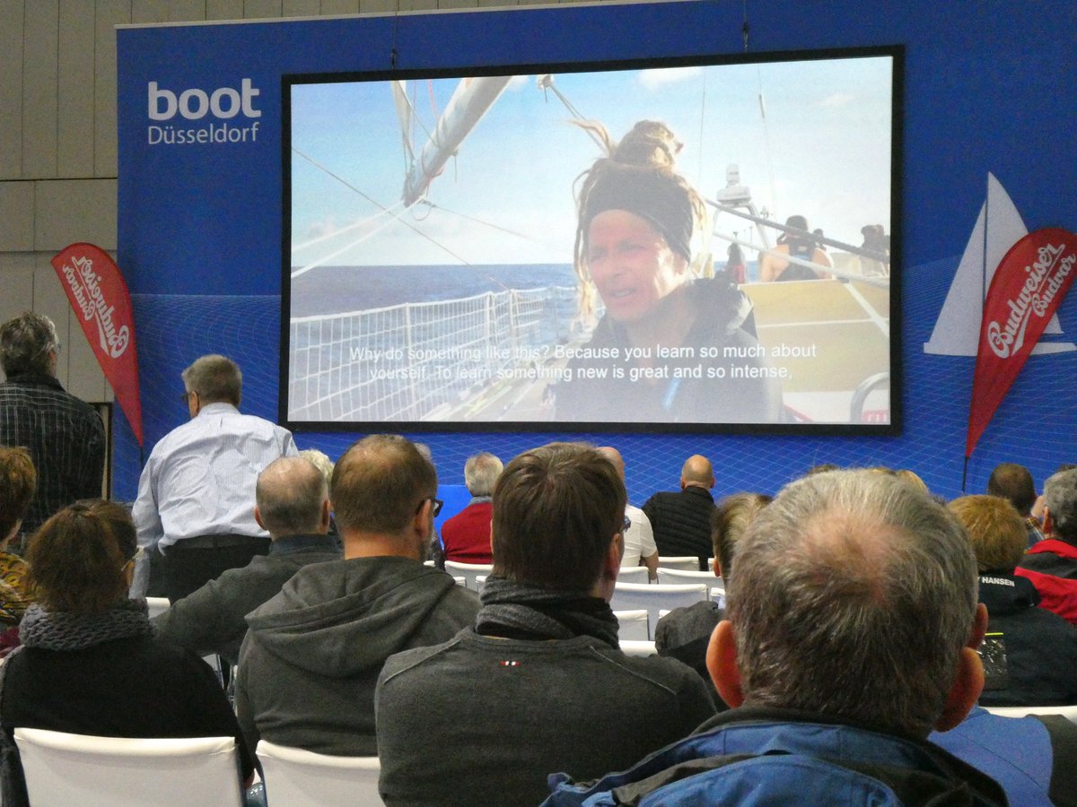 🇩🇪⛵️Today is your last chance to discover the #RaceOfYourLife at <a href="/nonstopboot/">boot Düsseldorf</a> 🇩🇪
📍Hall 15, stand B24. 

🎥🌍 11:00 - SAILING STAGE [Hall 15] - The Unstoppable Journey 
🎥16:30 - 17:30 - #CLIPPERRACE STAND - <a href="/SirRKJ/">Robin Knox-Johnston</a> The Legend Documentary

MORE: clipperroundtheworld.com/news/article/c…