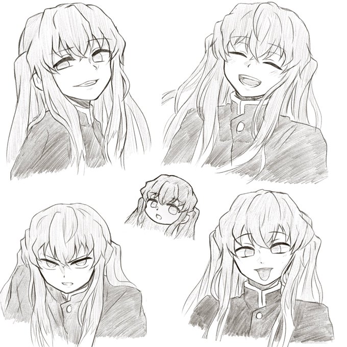 色んな表情のむいくん落書き✎* 