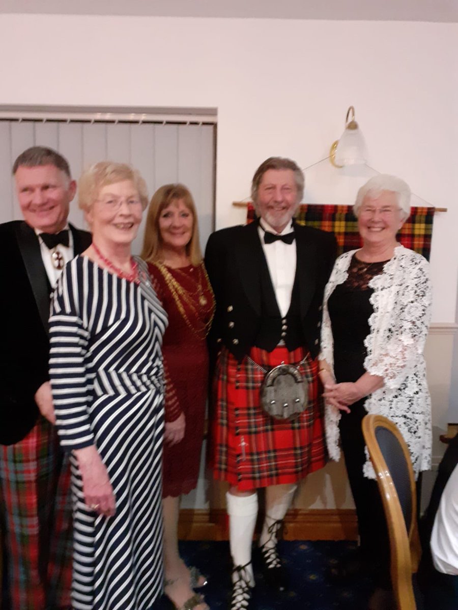 At the Rotary Club Burns night where Doncaster Cancer Detection Trust received a large cheque for the scanner appeal from fund raising by staff at Tesco.  We have great residents who raise thousands for different charities