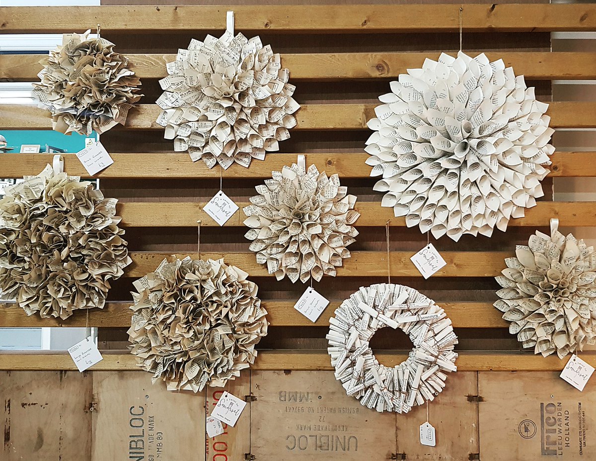 A Twist of Somerset (@twistofsomerset) on Twitter photo A collection of hand crafted wall wreaths created using vintage book pages and sheet music.
Now available <a href="/emporiumTA21/">Emporium Somerset</a>
#wreath #maker #craftspeople A collection of hand crafted wall wreaths created using vintage book pages and sheet music.
Now available <a href="/emporiumTA21/">Emporium Somerset</a>
#wreath #maker #craftspeople