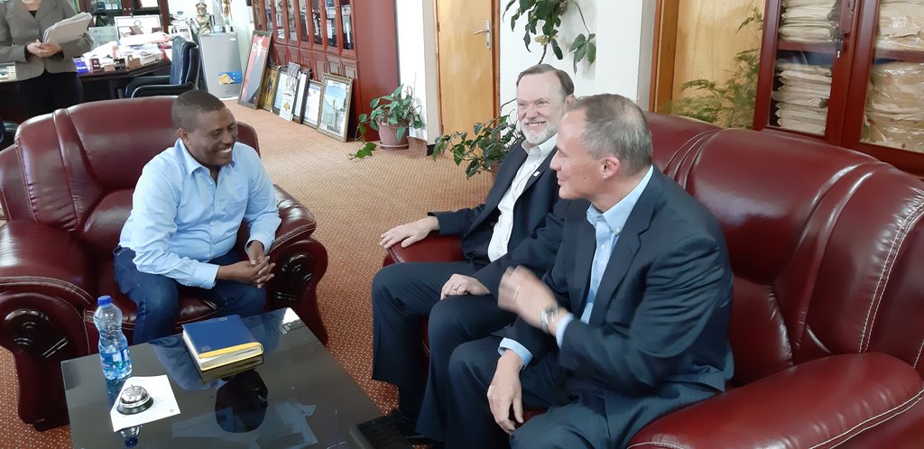 It was great hosting Amb. Tibor Nagy (US assistant secretary of state for African Affairs) &amp; Amb Mike Rayner (US Amb. in Ethiopia) to our vibrantly peaceful city, #Mekelle &amp; <a href="/MekUniETH/">Mekelle University</a> which is quite a harmonious embelem of nation &amp; nationalities of our Nation.<a href="/USEmbassyAddis/">U.S. Embassy Addis</a>