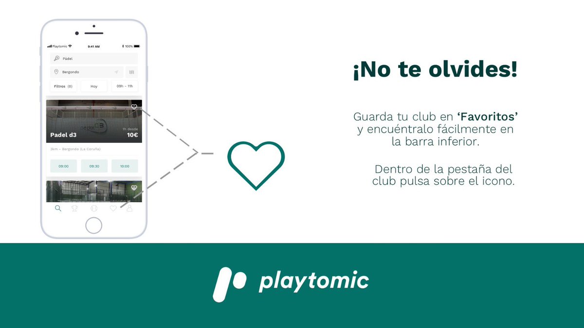 Ya tenemos disponible en el club la nueva aplicación Playtomic para que podáis reservar pista de forma rápida y fácil!!!
