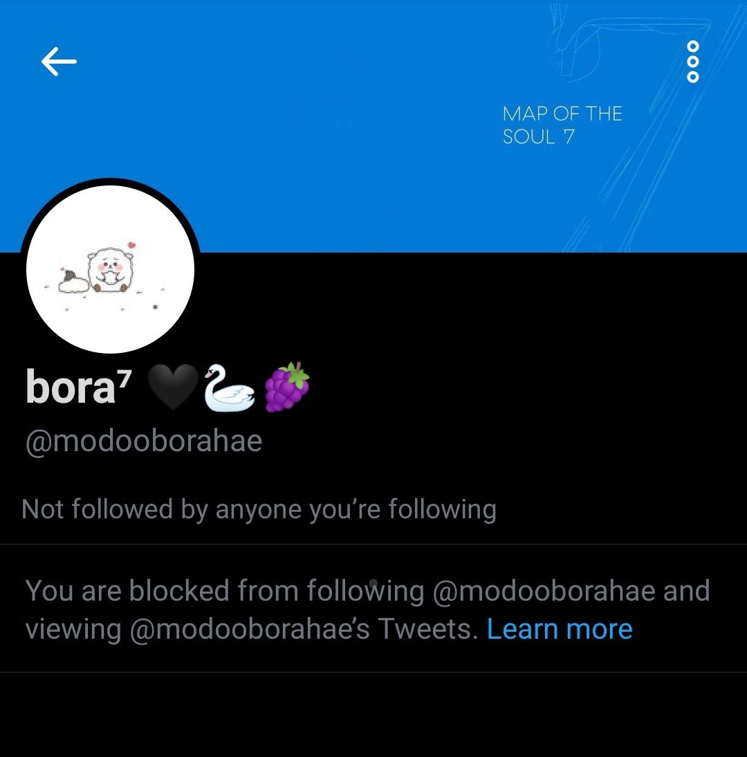 A PJM/Jikooker tagged her in a tweet about J/M’s brand reputation, with no aggression or hate, and they got blocked, simply for mentioning bora in a tweet about J/M