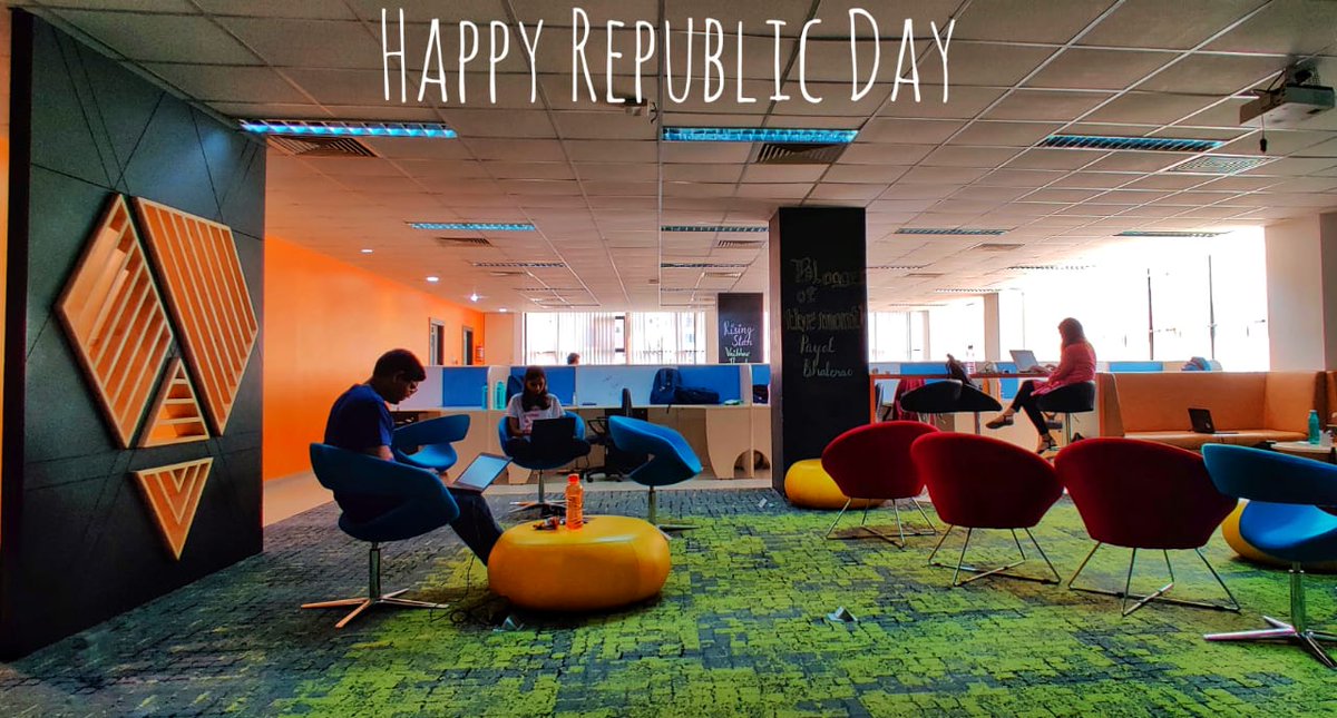 joshsoftware's tweet photo. Tricolors of #India at Josh's Office. What a great click - Shirish Bankar, from the team. #RepublicDay2020 #RepublicDay #HighonJosh #Joshconnect https://t.co/kiqXCzGQ7M