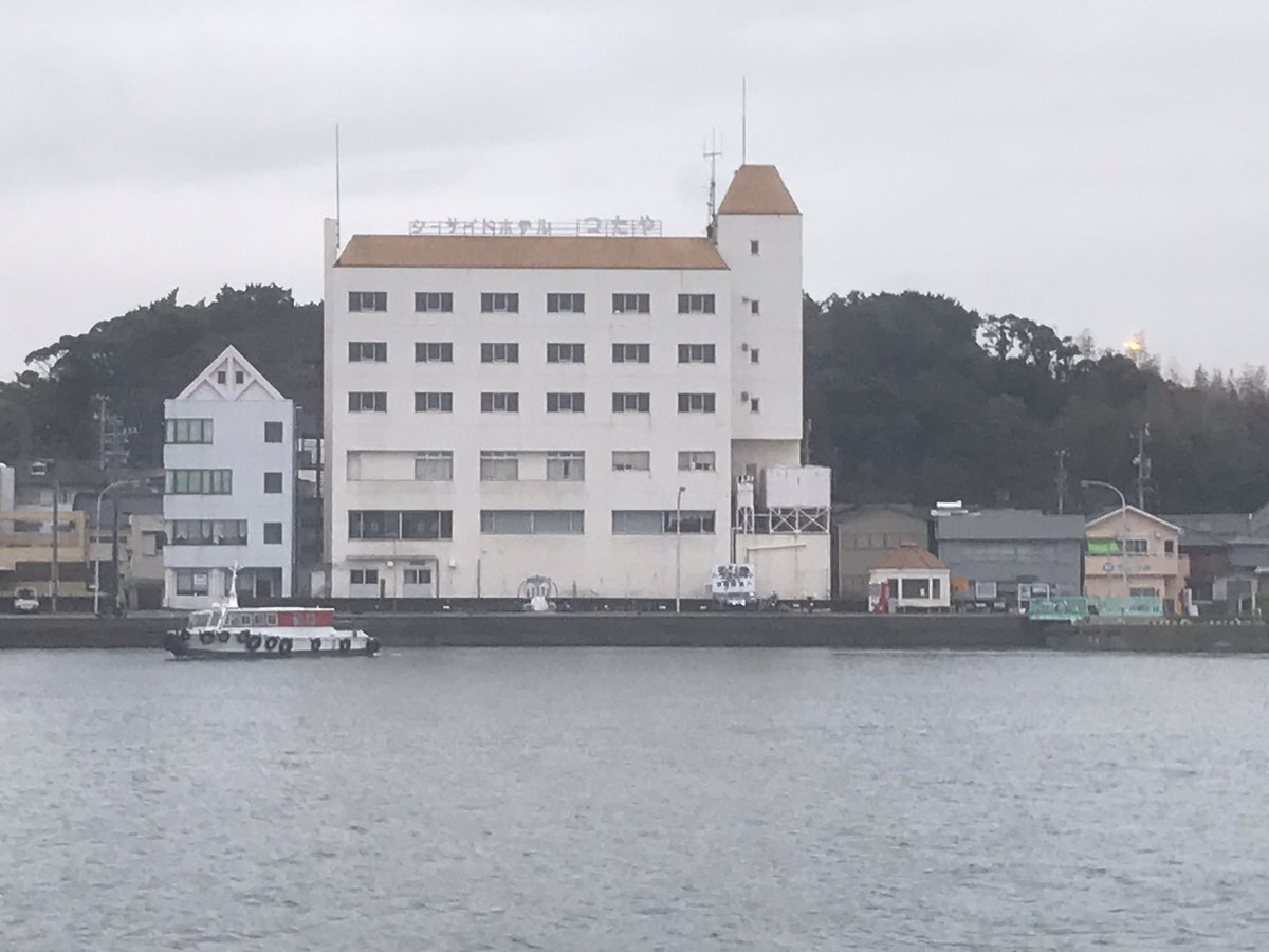 トンボ On Twitter 渡鹿野島のつたやを船上から眺めるの巻