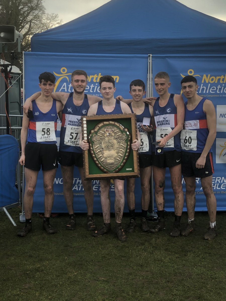 Northern XC Champs. I dedicate our victory to Jack Houghton, who sadly passed away last week. A wonderful man &amp; hugely supportive Grandfather, who rarely missed a training session. He loved watching you boys &amp; was in awe of your effort &amp; ability . RIP Jack, keep shouting us on