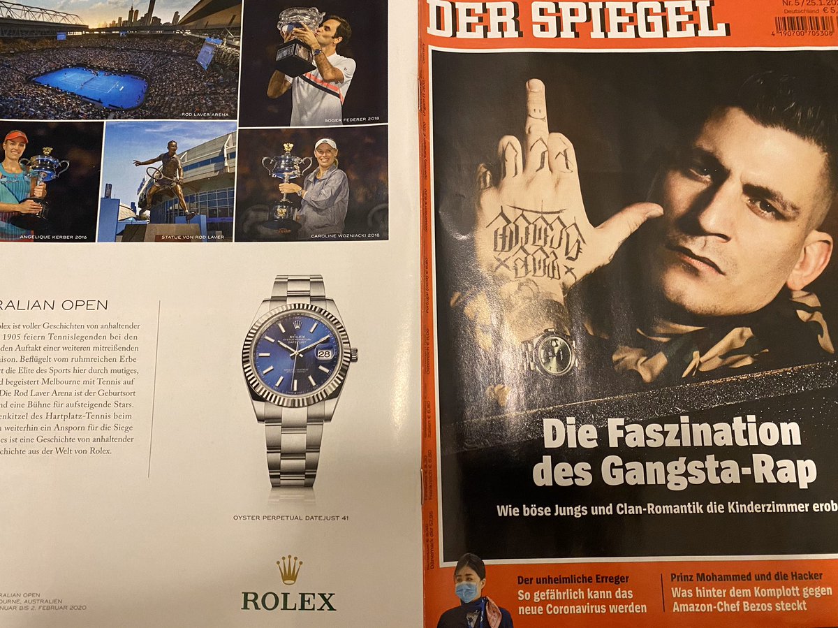 flow0301's tweet image. Product Placement on point #derspiegel #deutschrap #rolex