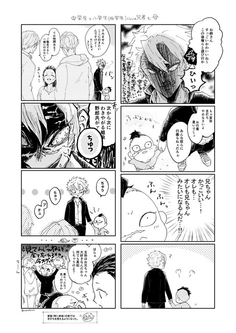 兄の真似する玄弥くん(現パロ 不死川兄弟) 