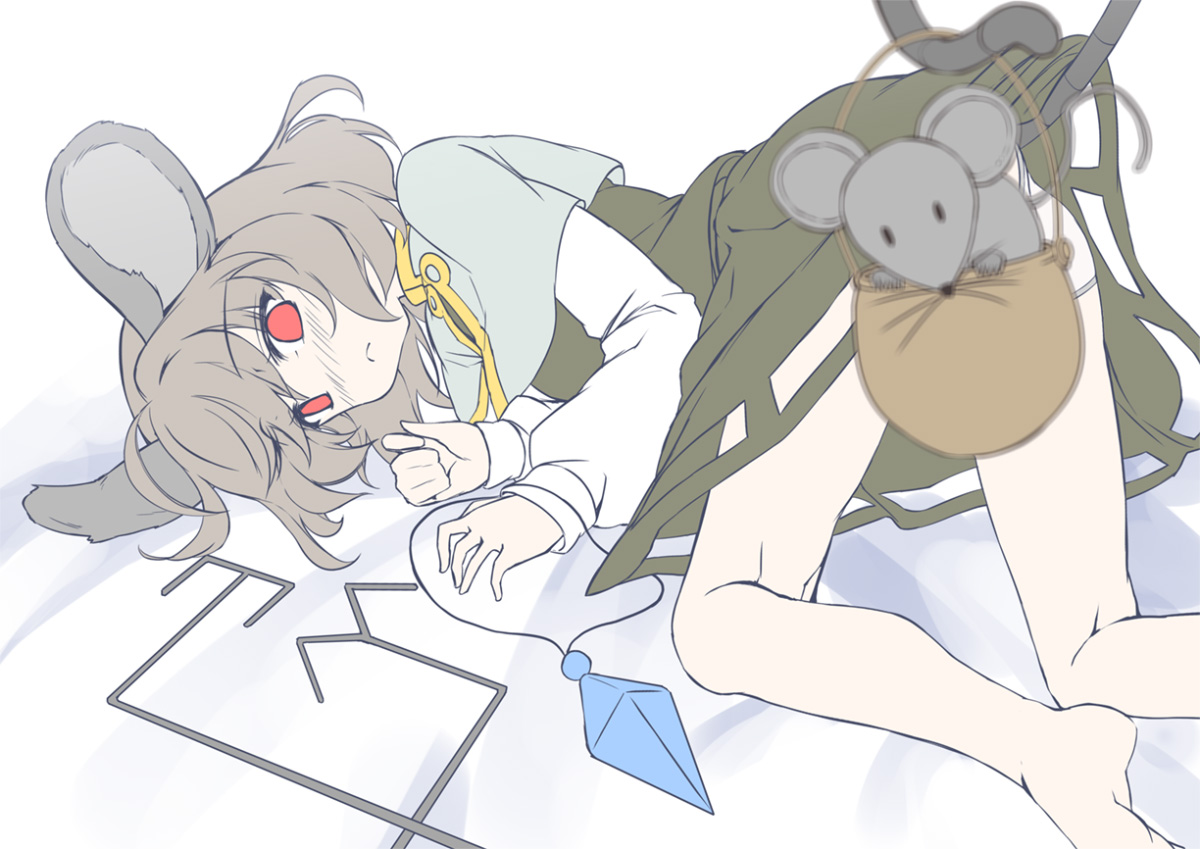 子年なのでナズーリン初描き。
色塗りは暇ができ次第 