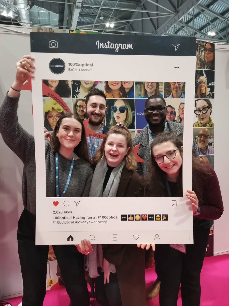 Having the best time at #100optical  representing @OptometryUwe and @The_AOP as student reps 🎉