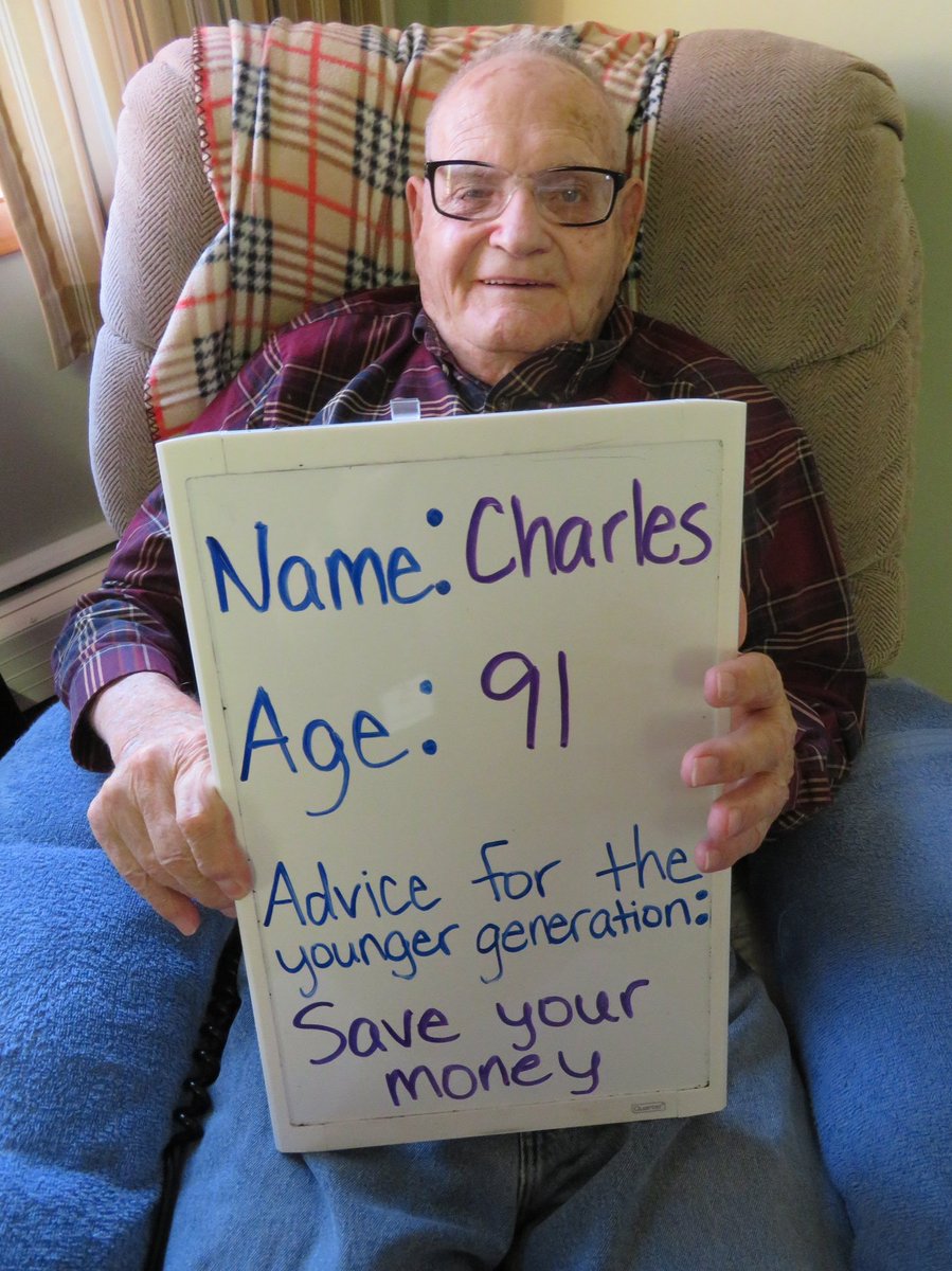 AdibHidayat's tweet photo. Residents from the Wheatland Manor assisted living home shared words of advice to the younger generation. https://t.co/QvoRi64beU https://t.co/OauLOqEUoH