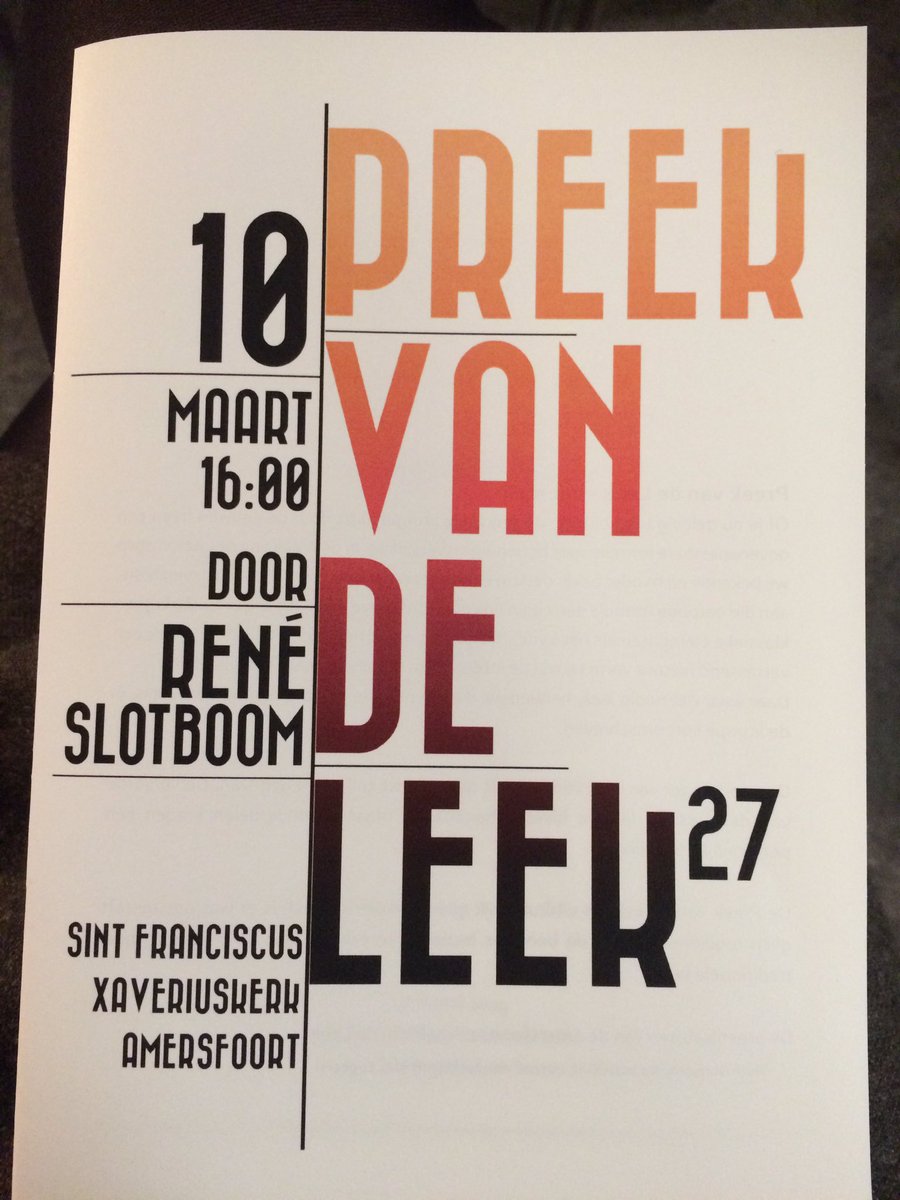 SimoneScholten's tweet photo. #pvdl033 benieuwd naar het verhaal van René Slotboom in de Xaveriuskerk. Thema: wanneer zijn we tevreden? https://t.co/uo5dtu6eQ2