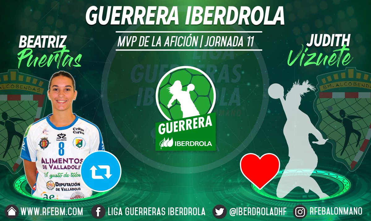IberdrolaDHF's tweet photo. 🏆 #LigaGuerrerasIberdrola
📊 Jornada 11
#⃣ #GuerreraIberdrola 
🆚 @BmAulaCultural : @BalonmanoSalud 

♻️ RT: @Beita49 
❤️ Me gusta: @JudithVizuete https://t.co/N3K0qLosaG