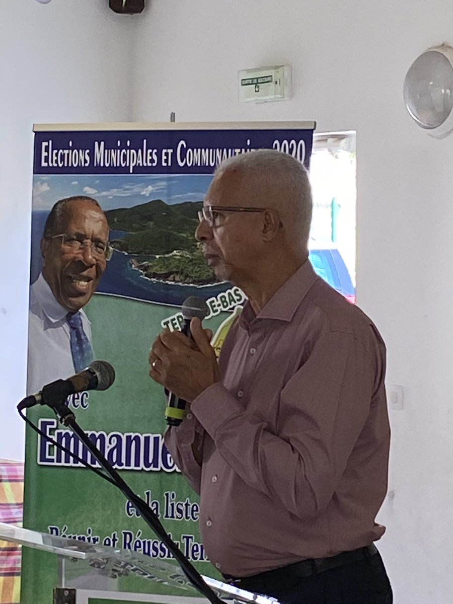 Le travail fait à #TerreDeBas reconnu par Jacques Anselme 1er vice président du <a href="/Departement_971/">Departement de la Guadeloupe</a> . Merci au <a href="/Departement_971/">Departement de la Guadeloupe</a>.