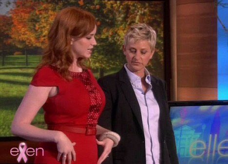 January 26, 2020 - In honor of Ellen’s birthday today, a throwback to when Christina was trying to show her the “Joan Walk” haha
