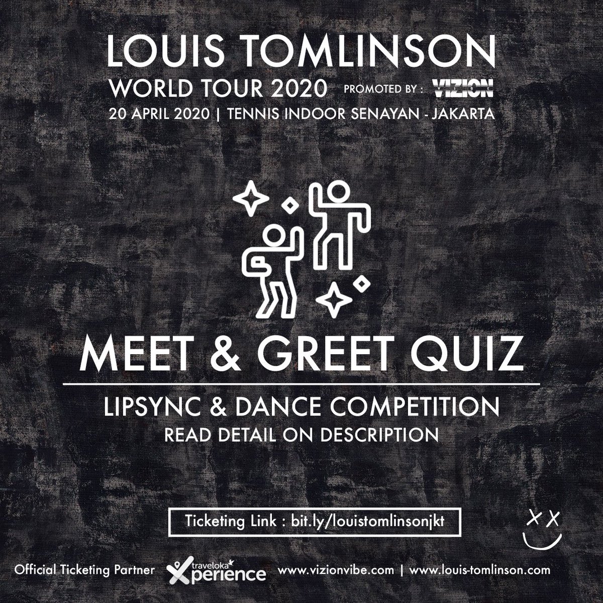 Vizionvibe's tweet photo. Hi LOUIES! We’ll throw a second chance for you to meet Louis in person! Win the chances by joining our M&amp;G quiz, it’s gonna be a lipsync and dance competition now! https://t.co/o1y72v72cf