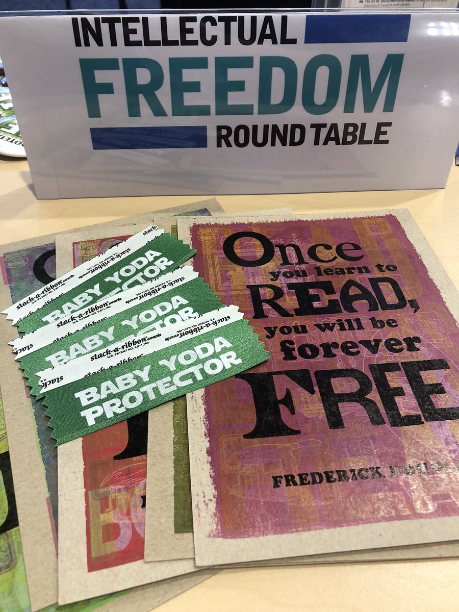 ninjabookmaster's tweet photo. Just me and baby yoda representing @IFRT_ALA Come snag one from me at the lounge, next to the Ala store. #alamw2020 #alamw20 #BabyYoda https://t.co/Suqcl1WQaq
