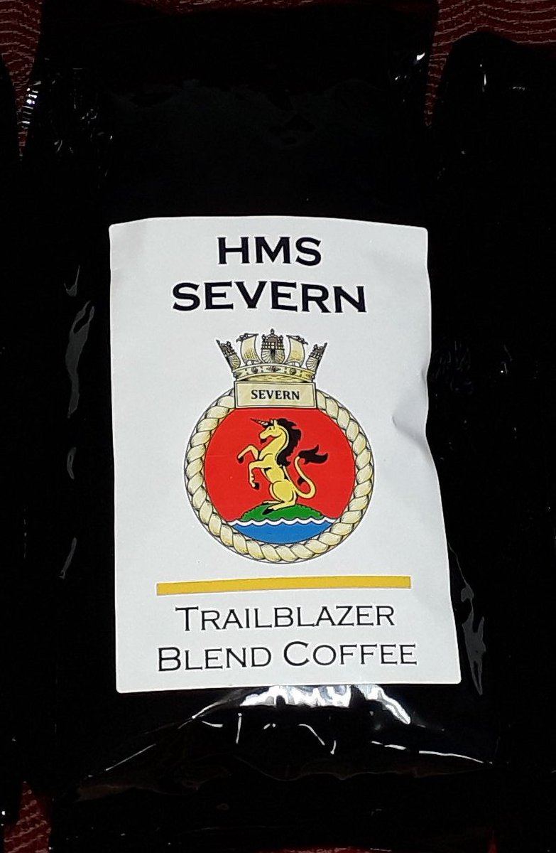 hmssevern's tweet photo. Great news! The coffee has arrived ... ground for the wardroom and whole bean for the senior rates (who invested in a serious bean-to-cup machine).
Thanks to @ExplorerCoffees for adding a touch of class and personalizing the bags to our design!
#SeriousAboutCoffee
#TeaToo https://t.co/Hgh9TPVw3U