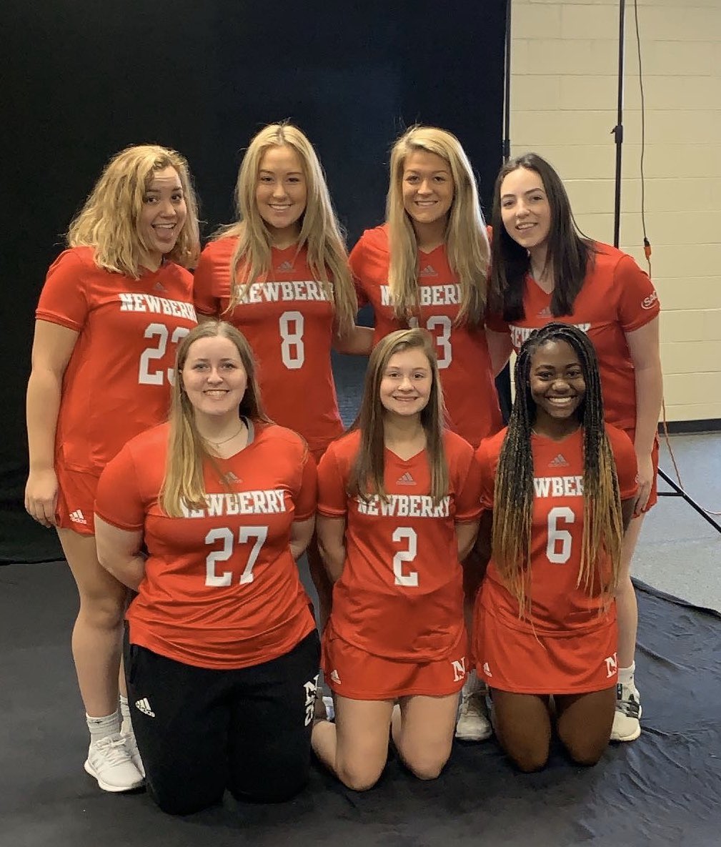 Introducing our Newberry Women’s Lacrosse Class of 2023.  

#2- Madalyn Messersmith 
#6- Kelsey Campbell 
#8- Sofia Baldwin 
#13- Marissa Plumer 
#23- Elis Isaacs 
#24- Julia Hardiman 
#27- Nicole Harker