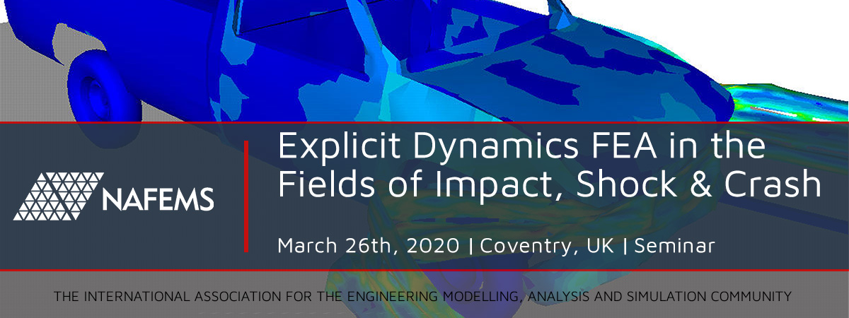 NAFEMS's tweet photo. Call For Papers - Present and discuss the challenges and solutions in the field of Impact, Shock &amp; Crash at our seminar on Explicit Dynamics FEA in the Fields of Impact, Shock &amp; Crash: https://t.co/bf8oChaxdE #ImpactModelling https://t.co/MGX1USOKOj