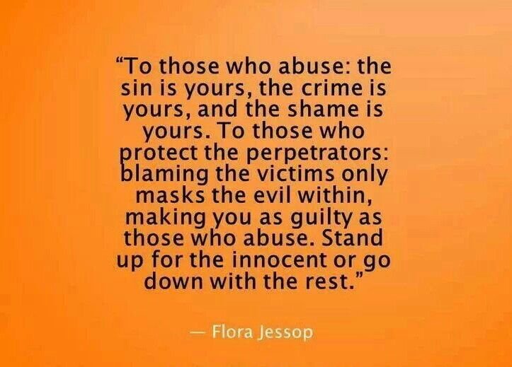 To those who abuse 
Fuck you.