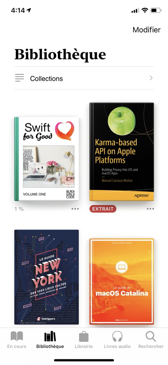 Tibimac's tweet photo. Purchased 👍🏻🙂

Thanks to all of you guys who contributed to this book 📖 !
@JaninaKutyn @JohnSundell etc… ❤️
#Swift #SwiftForGood @BlackGirlsCode

https://t.co/rJhacTt2rR https://t.co/wEf6d9GfGk