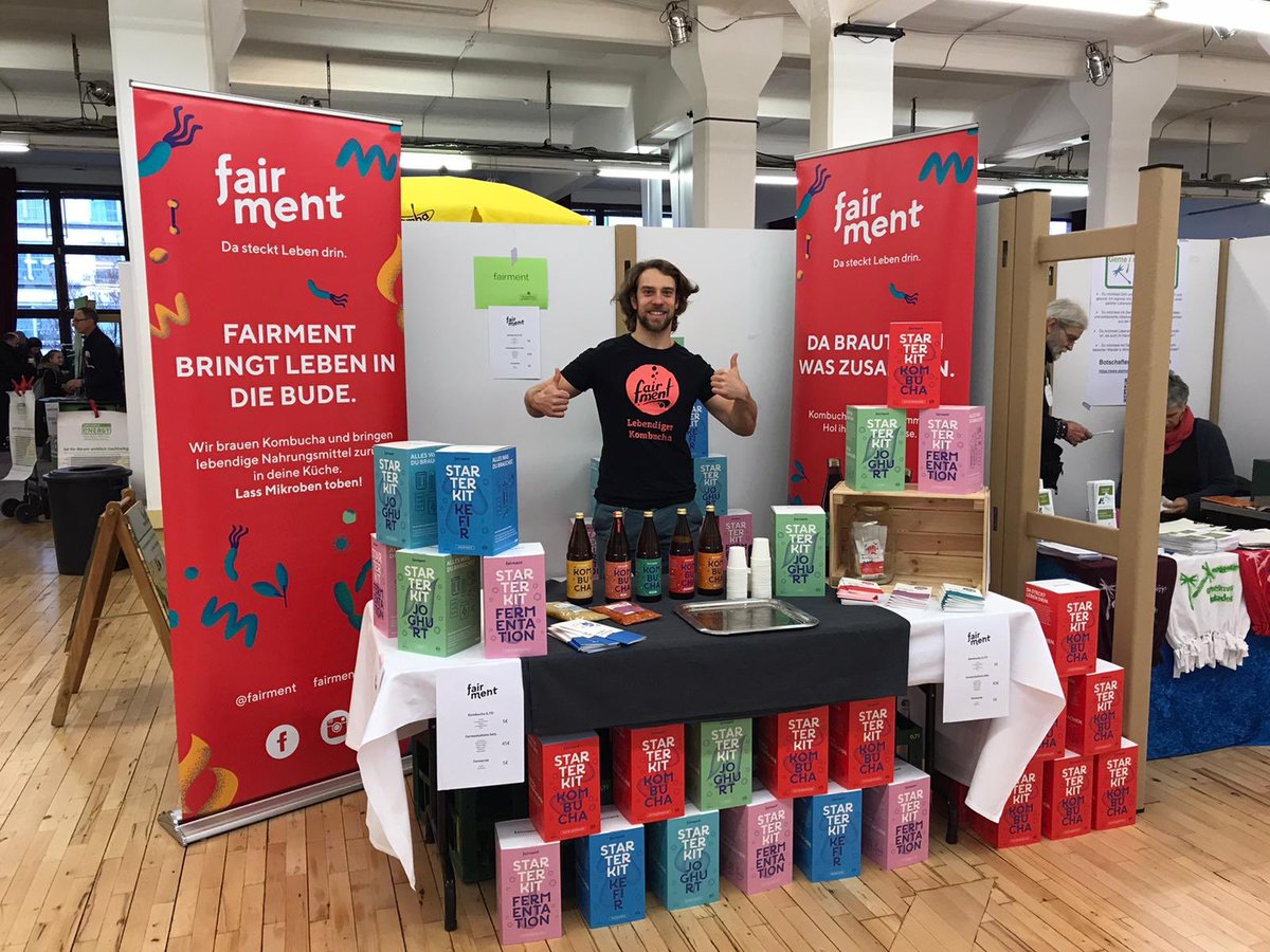 fair_ment's tweet photo. Wir waren am Wochenende auf der Vegginale und haben ordentlich Leben in die Bude gebracht! #dastecktlebendrin #lassmikrobentoben https://t.co/Nf7zELh8RD
