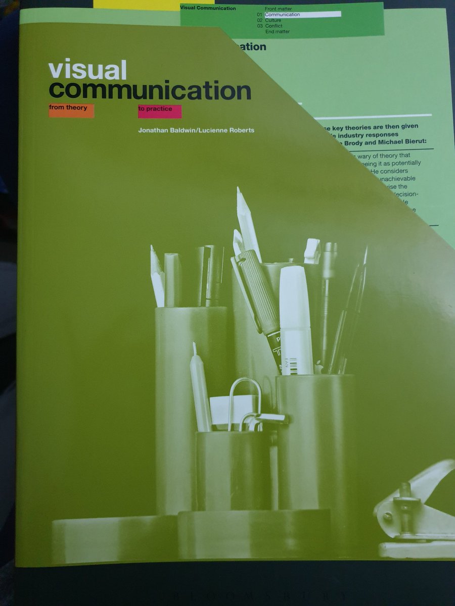 SMariaDigital's tweet photo. Just finished my first design book for 2020.
I loved the way it explores the theory and the practice of #visualcommunication and how it  engages the reader to think more about his/her work, what it communicates, the client and the end-user.
📚✏😊✅ https://t.co/nIPntZIbWz