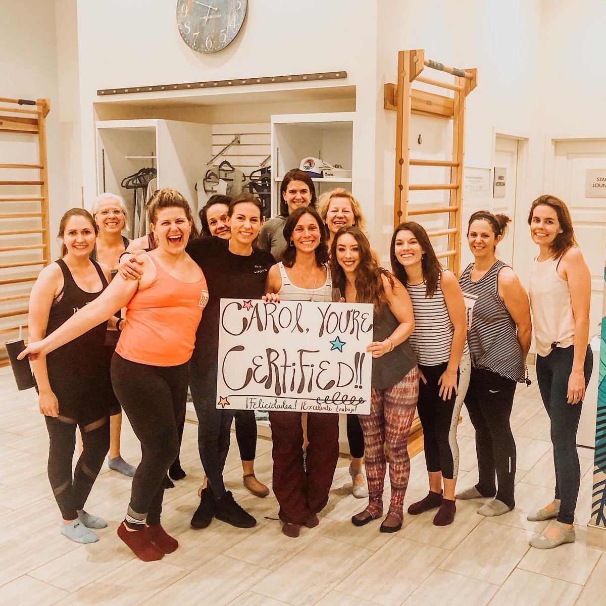 BarMethodTampa's tweet image. She did it!! Carol earned her #BarMethod certification— she’s Instructor Carol! 🎉