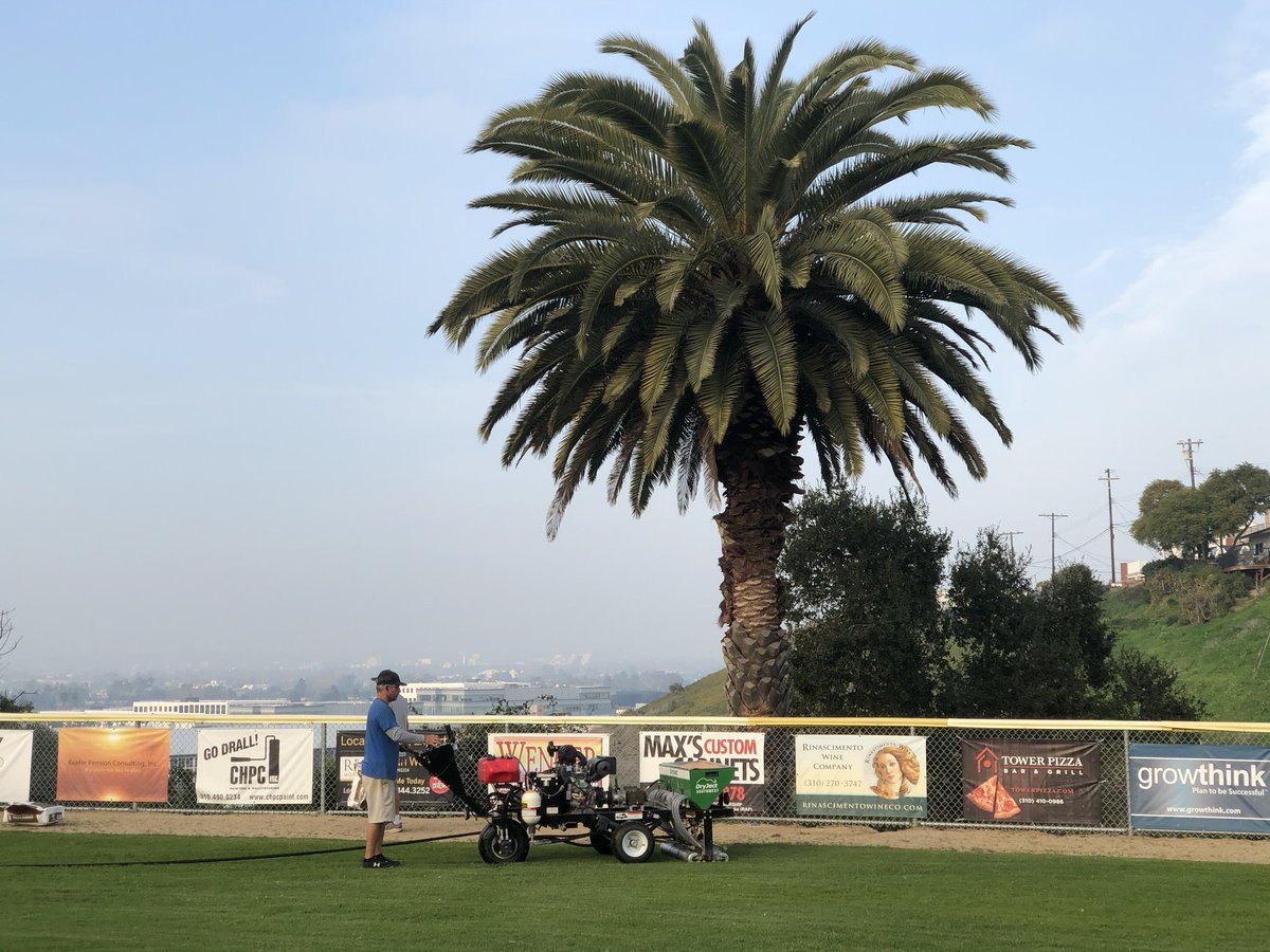DryJectSW's tweet image. Another beautiful Saturday with @delreyamerican - @dryject + @ProfileGolf Field &amp;amp; Fairway to keep improving rootzone for 2 of THE sweetest little league fields I have ever seen!