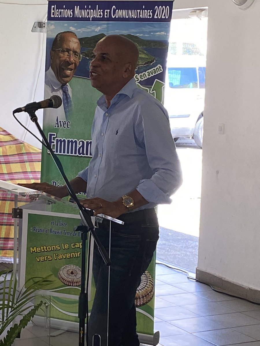 Soutien indéfectible de Roland Plantier Maire de Vieux Fort à la liste Réussir et Rzunir Terre de Bas que je conduirai.  pour R.Plantier avec <a href="/EmmanuelDuval7/">#</a> « il ne subit pas l’avenir, il le construit ». Merci cher ami !