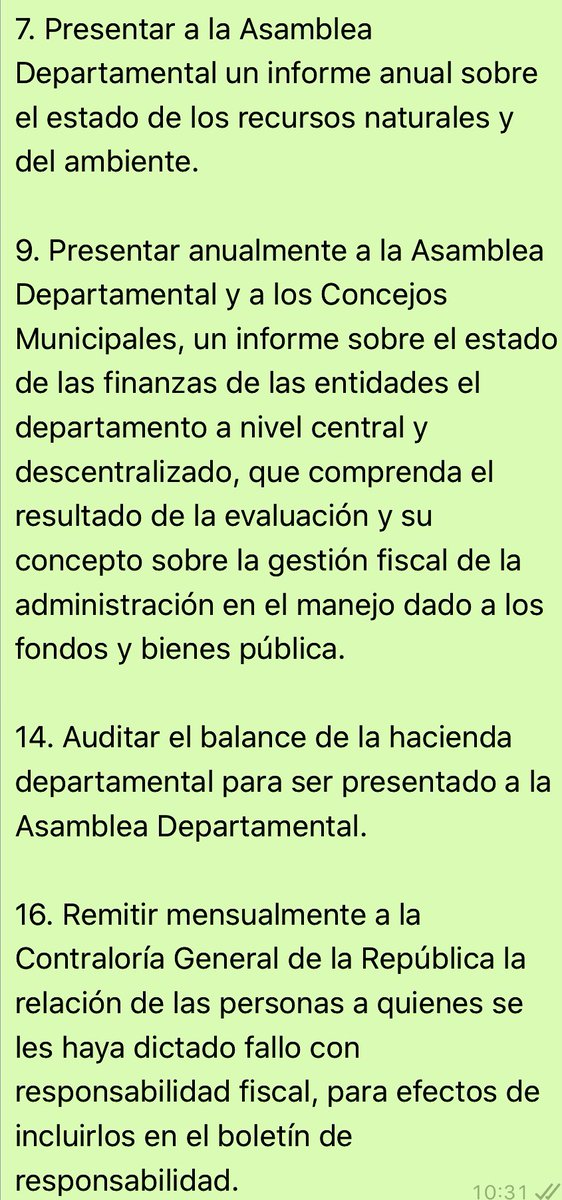 DelayMagdanielH's tweet photo. Invitamos a los diputados de la @asamguajira a realizar seguimiento al cumplimiento de las  siguientes funciones y/o atribuciones por parte de los titulares de la Contraloría departamental (2016-2019 y 2020). @MoscoteChemaz. 

#UnaGuajiraDignayTransparente https://t.co/JPYQa2xcDX