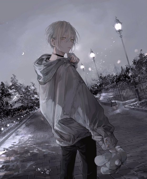 「grey theme」 illustration images(Latest)