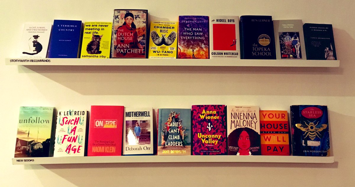 Our new and recommended shelves this morning: