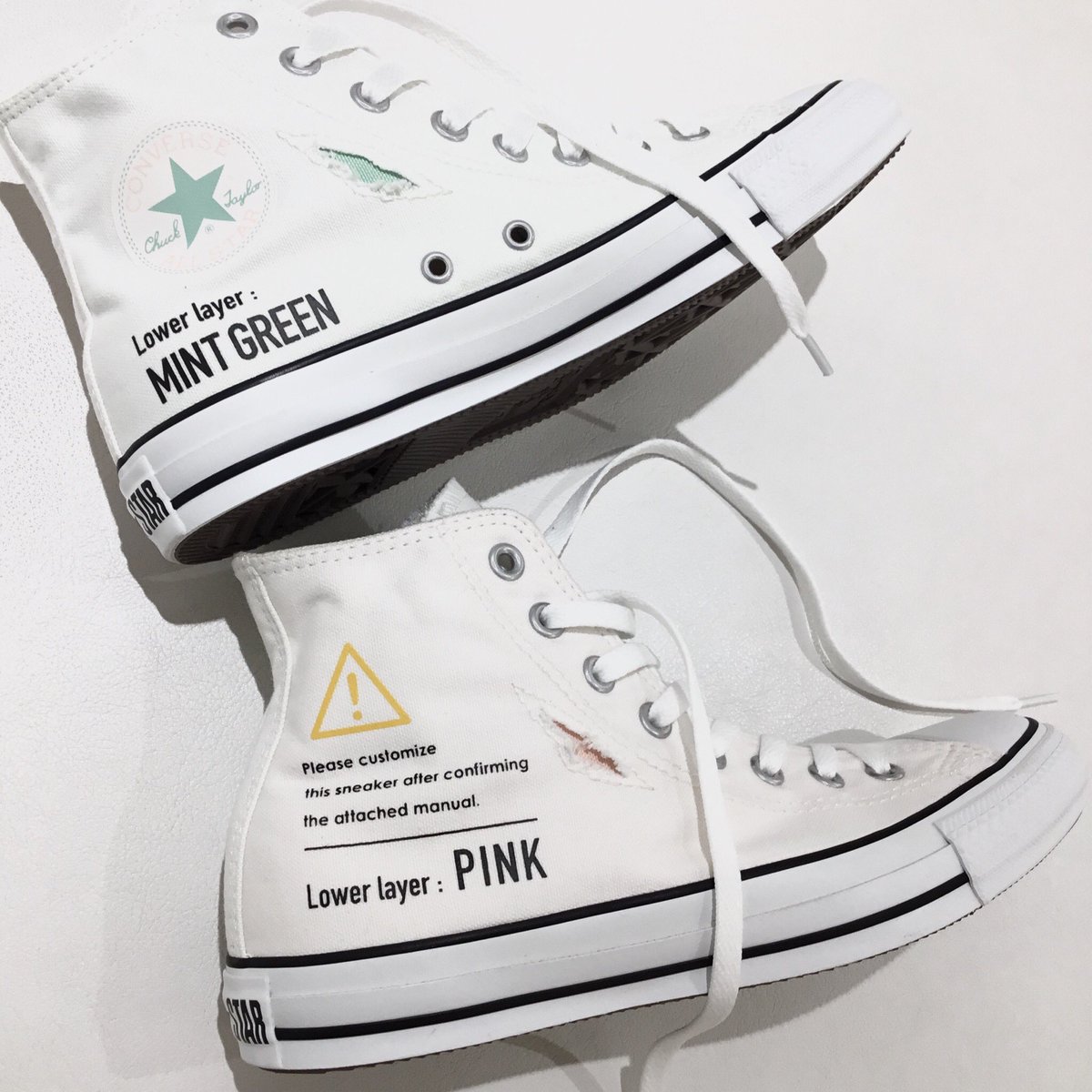 wa_by_converse's tweet photo. 【NEW ITEM】
ALL STAR RIPLAYER HI
#WhiteatelierBYCONVERSE #ホワイトアトリエバイコンバース #CONVERSE #コンバース #ALLSTAR #オールスター #chucktaylor #チャックテイラー #harajuku #原宿 #kichijoji #吉祥寺 #sneakers #スニーカー #👟 #riplayer #破れ加工 #コンバースのある生活 https://t.co/UkLKb3w08F