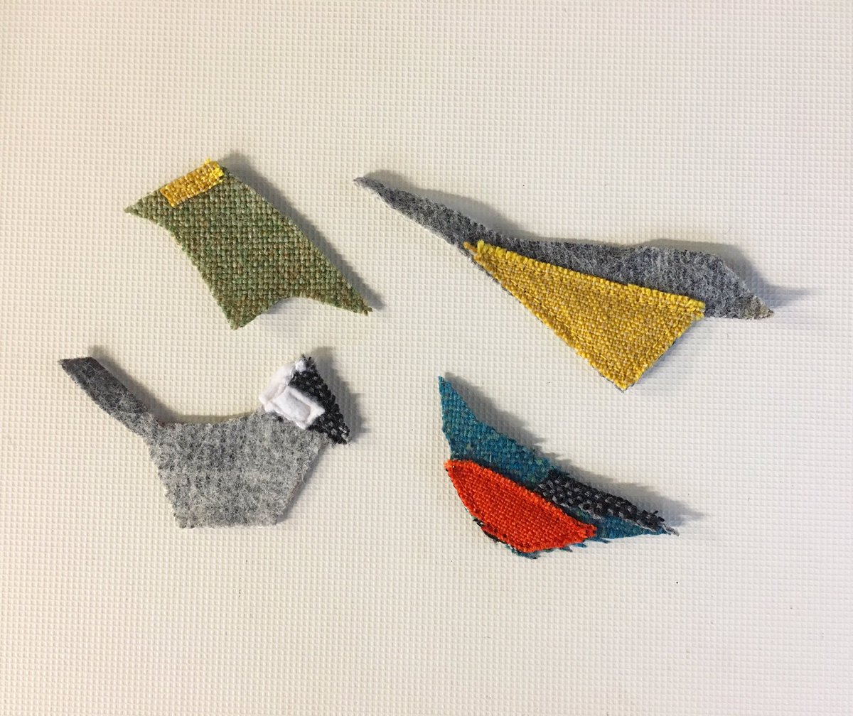 British birds made from British wool fabrics - can you name them?