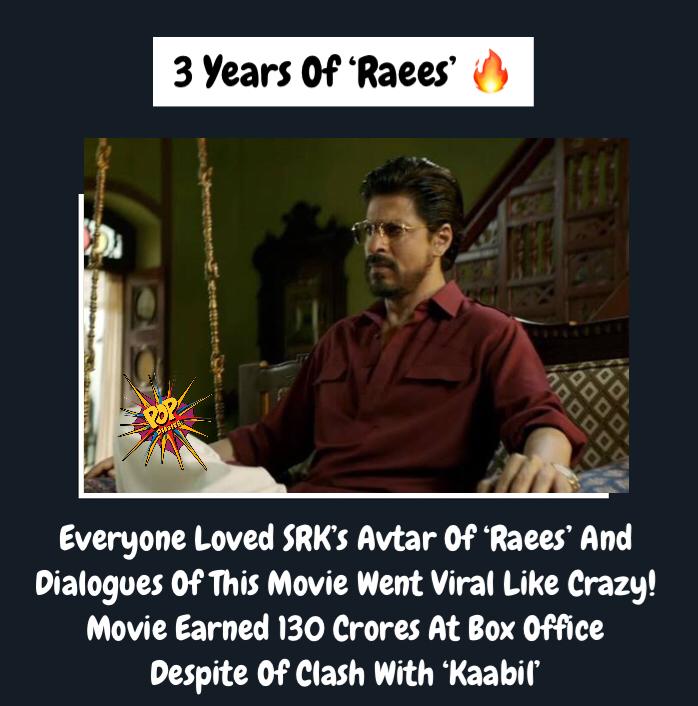 ipopdiaries's tweet photo. The power of King Khan is boundless!💯 #3YearsOfRaees
@iamsrk
#ShahRukhKhan #SRK #Raees #Bollywood #PopDiaries https://t.co/Wen5gtwvKj