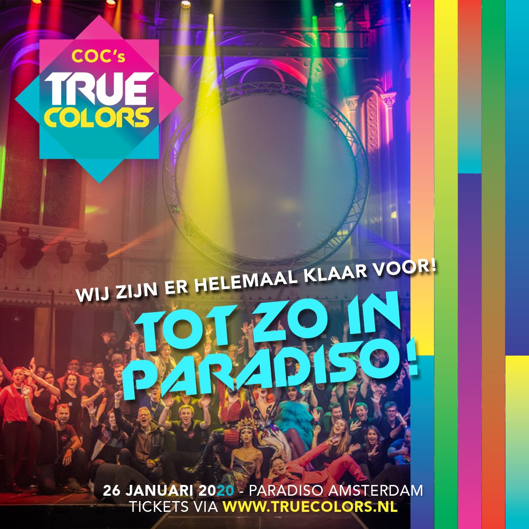 Nog even, en dan gaan de deuren open. Tot zo!
.
 #LHBT #LHBTI #COCNLD #COCNederland #LGBT #LGBTQ #Nederland #Rights #Mensenrechten #HumanRights #Artiest #Paradiso #Amsterdam #TrueColors #TrueColors2020 #Concert #Optreden