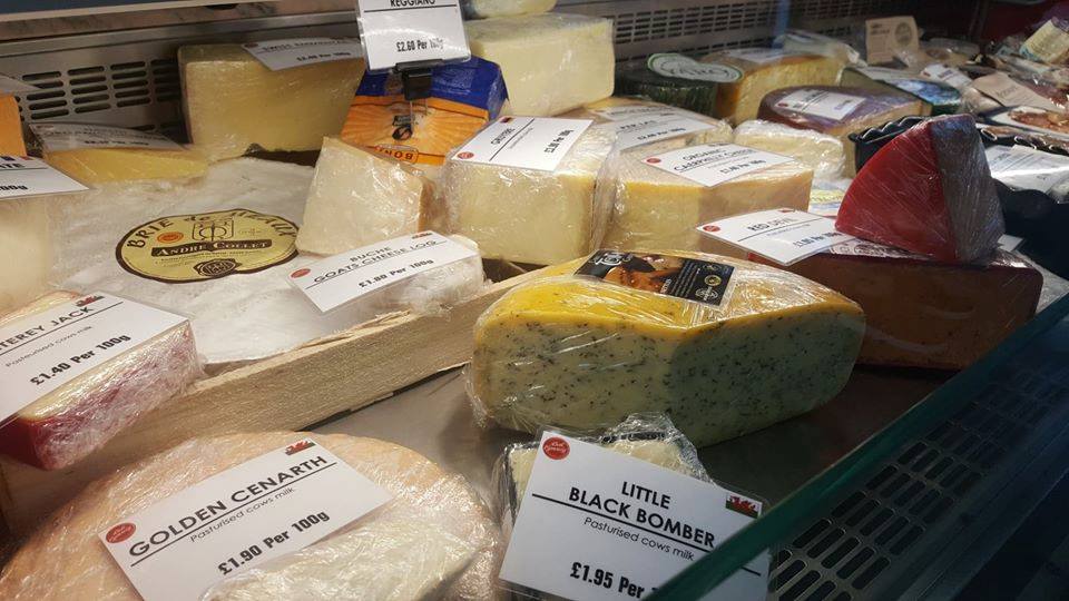 DCymreig's tweet photo. At Deli Cymreig we are big supporters of using locally sourced produce to use in our food.  Visit our stall in Swansea market to taste our range of local cheeses and chutneys, home-cooked meats and pastries as well as speciality breads. https://t.co/ustEBZ8oXX