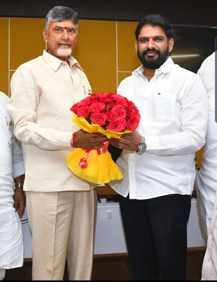 naralokesh's tweet photo. Heartfelt birthday wishes to young and dynamic party leader @SambaYeluri Garu. I also congratulate him on being conferred with the National “Adarsh Yuva MLA” award. Keep up the great work you’ve been doing for the constituency. https://t.co/rO3XI8jbpF
