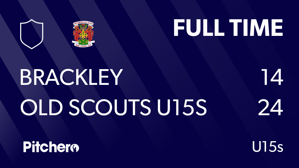 NOSRFC's tweet photo. FULL TIME: Brackley 14 - 24 Old Scouts U15s
#BRAOLD #Pitchero
https://t.co/KVXDJsQ529 https://t.co/S4J4tgnvnx