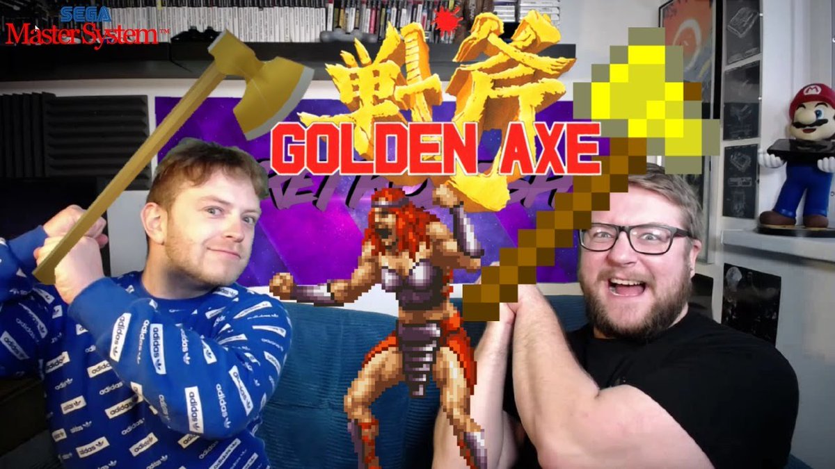 TyresomeTV's tweet photo. Today's SundaySesh is #GoldenAxe on the Master System, a proper Sega classic if there ever was one!

https://t.co/HCVWm8Cz85

#GamersUnite #Gaming #RetroGames #Retro #SmallYouTuber #Sega #MasterSystem #SegaMasterSystem #Slasher #SlashEmUp #BeatEmUp #SideScroller #Arcade https://t.co/H5z5K5EZWP