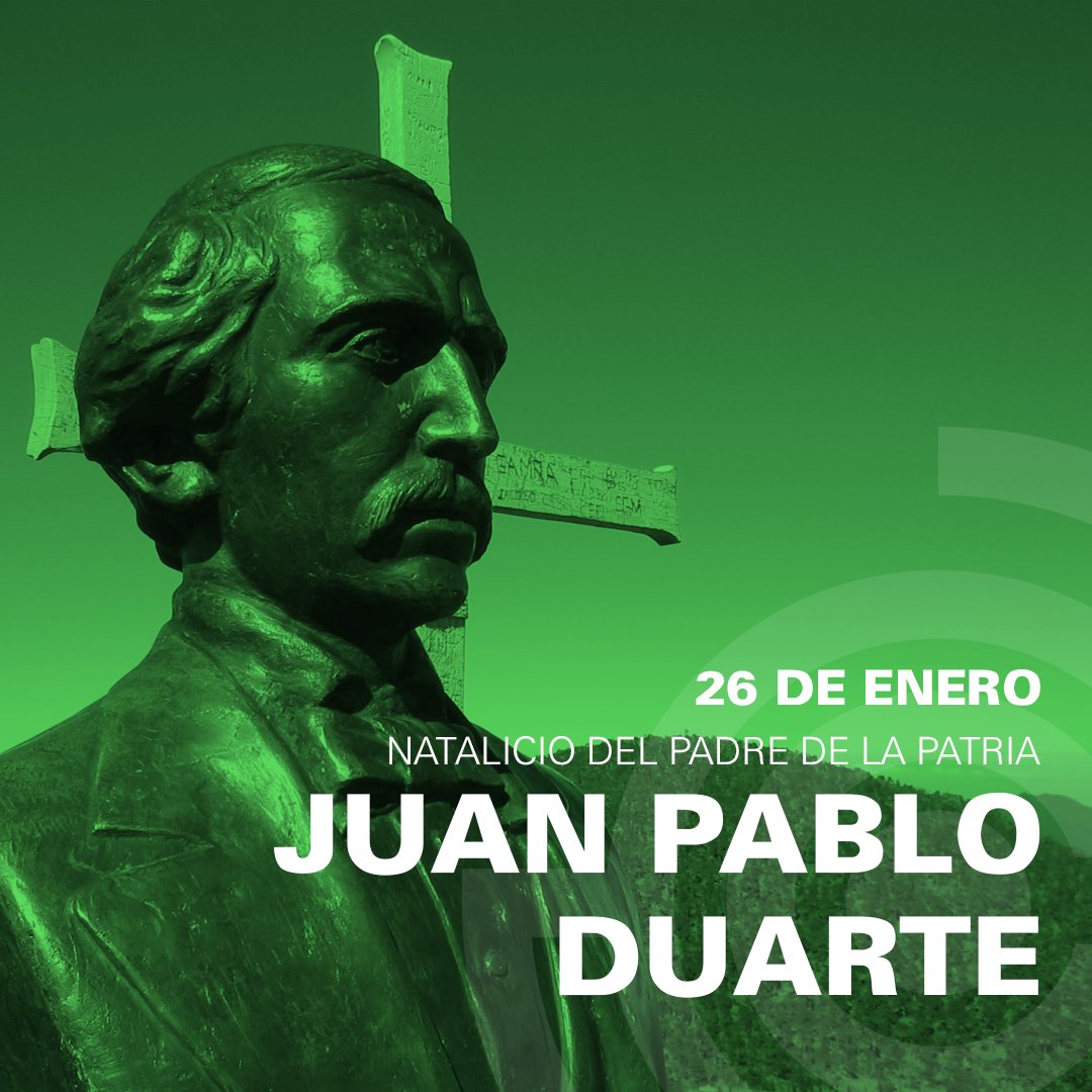 corebfr_rd's tweet image. Hoy celebramos el Natalicio de nuestro padre de la patria Juan Pablo Duarte y Díez. Conmemoramos su nacimiento en fiesta nacional en agradecimiento por su #esfuerzo y convicción de liberar a la República Dominicana del dominio extranjero. 💪

#CoreBFR #Festividad #DíaEspecial