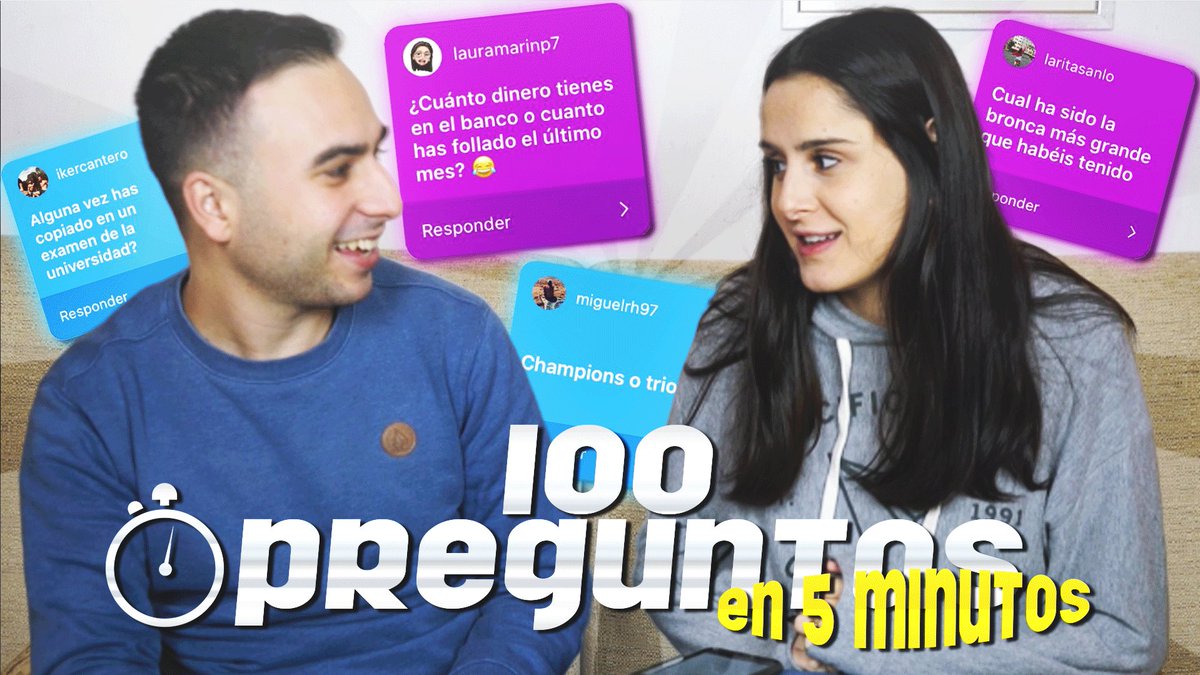 AAlife8's tweet photo. GENTEE!! HOY TENEMOS UN NUEVO VÍDEO EN EL CANAL CON LAS PREGUNTAS QUE NOS DEJASTEIS.

Enlace al vídeo: https://t.co/BOWbrJTvrX

RT 🔄 y LIKE ❤️? https://t.co/uuXUGplQob